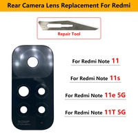 rear back camera glass lens cover with frame replacement for redmi note 11s 11 11t 5g redmi note 11 pro plus