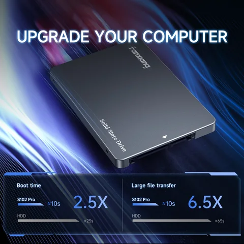 Fanxiang Custom Link S102Pro 2,5-дюймовый SATA SSD 500 ГБ 1 ТБ 2 ТБ 560 МБ/с Жесткий диск SSD SATA Внутренний твердотельный диск для ноутбука ПК