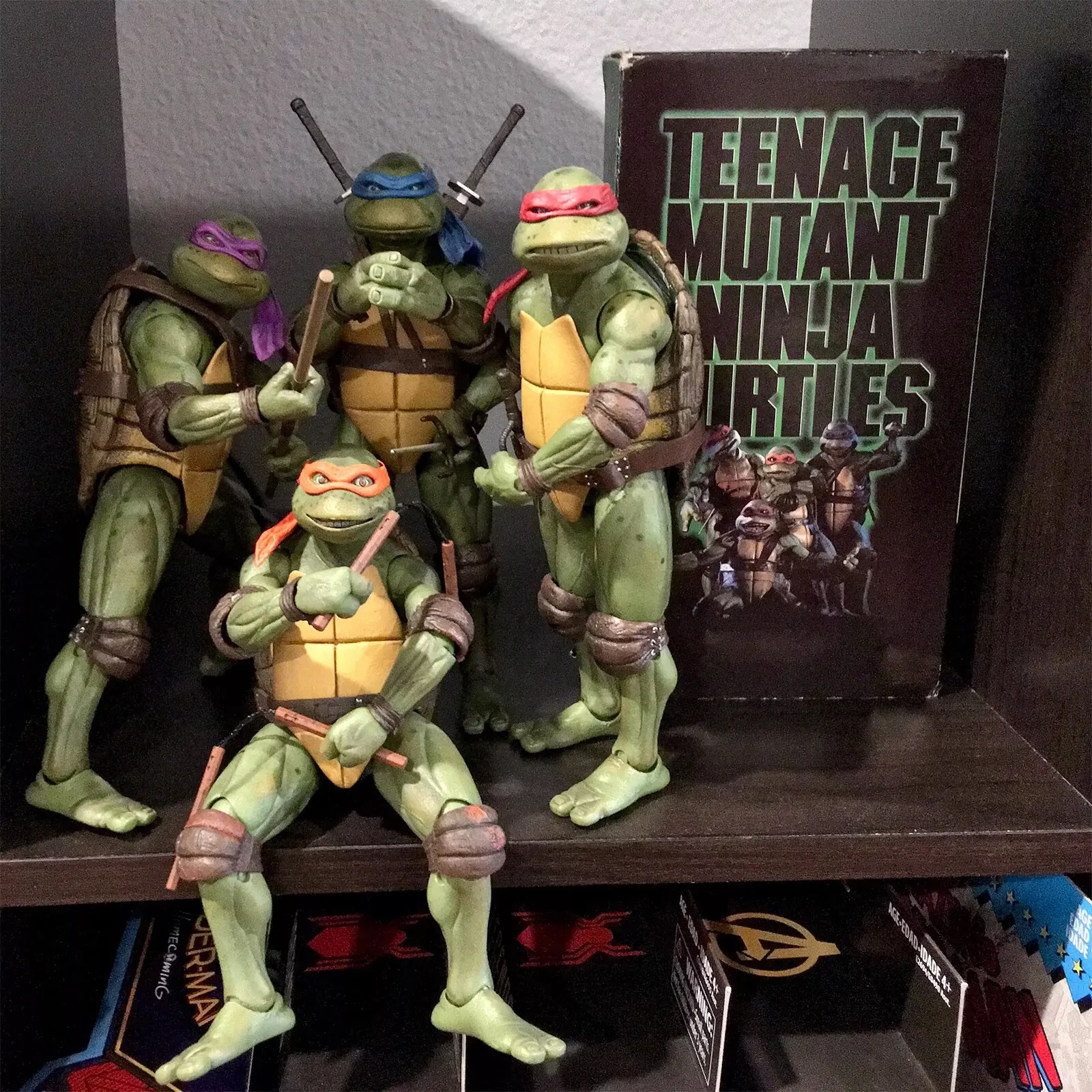 NECA TMNT 1990 7 Teenage Mutant Ninja Turtles AliExpress