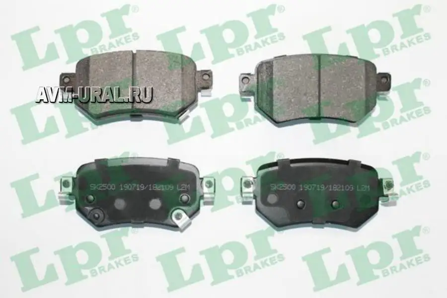 LPR Колодки тормозные дисковые