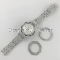 z factory newest edition 41mm 15500 super perfect quality best edition white textured dial bracelet a3120 mens mechanical