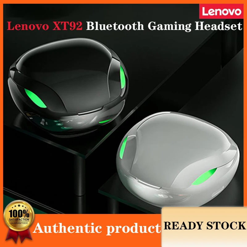 

Lenovo XT92 Игровые наушники Bluetooth 5,1 TWS гарнитура беспроводная Bluetooth гарнитура стерео с микрофоном шумоподавление оригинал