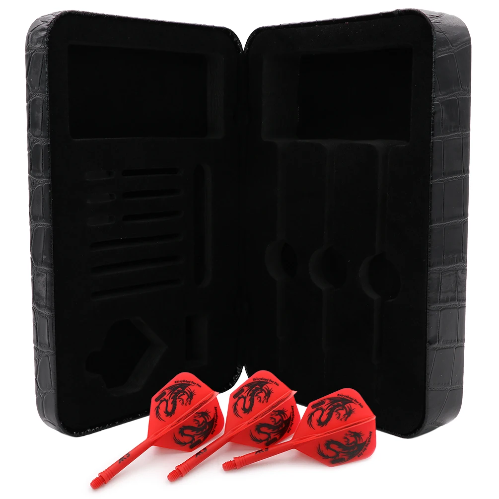 CUESOUL Профессиональный роскошный чехол для дротиков из искусственной кожи с