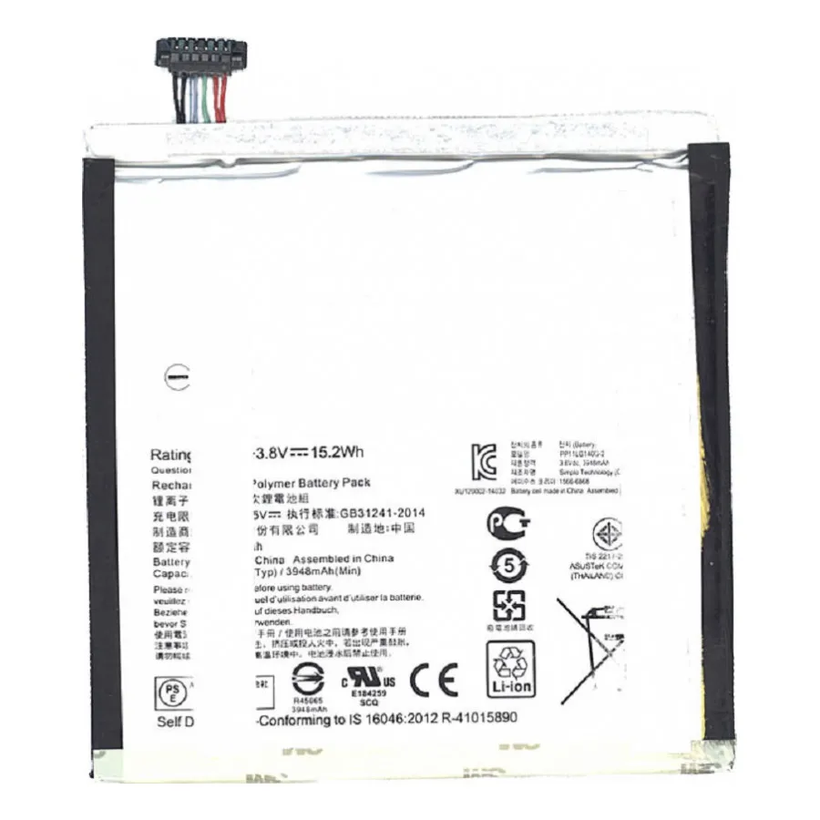 Аккумуляторная батарея C11P1505 для Asus ZenPad 8&quot Z380KL 3 8V 15 2Wh
