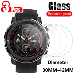Imported Tempered Glass for Smart Watch Smartwatch Screen Protector Film Diameter 32MM 33MM 34MM 35MM 36MM 37