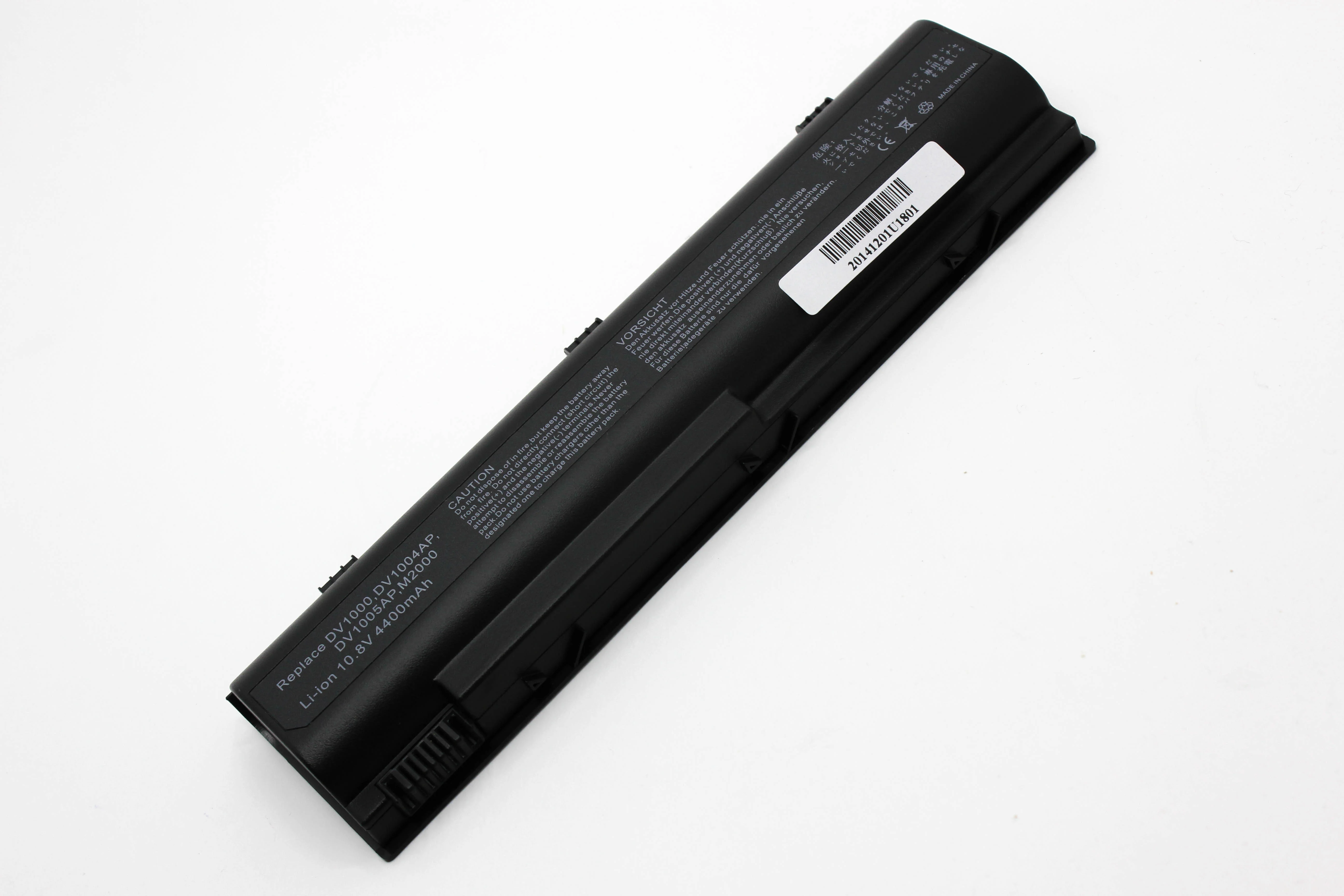 Аккумулятор для HP DV1000 DV4000 DV5000 (10.8V 4400mAh) p/n: HSTNN-LB09 HSTNN-IB09 HSTNN-IB10