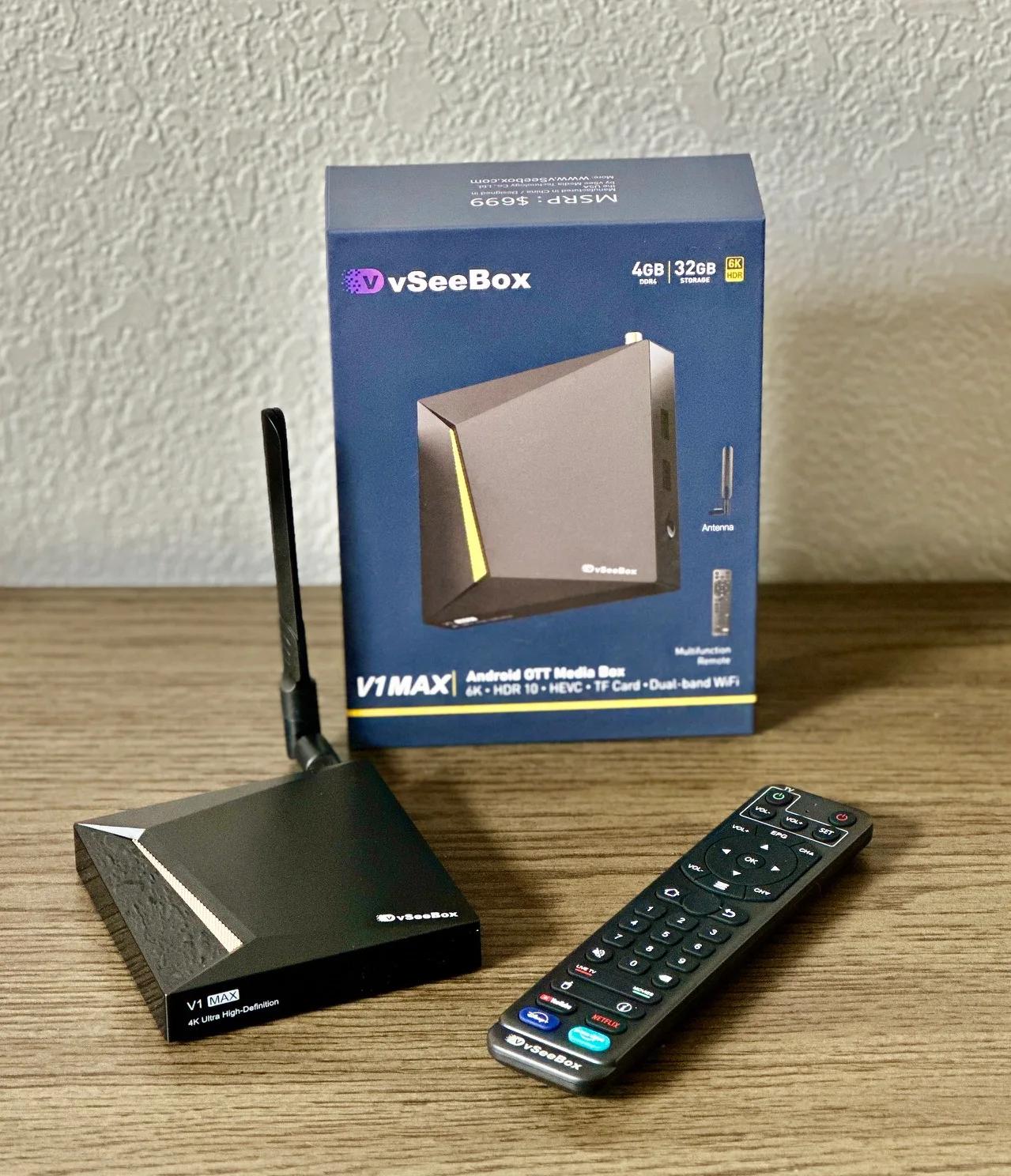 

Большая скидка, распродажа, 2023 vSeeBox V1 Pro Android TV Box (4 Гб RAM + 32 ГБ ROM)