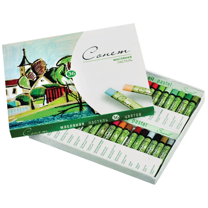 Невская палитра ЗКХ Пастель масляная &quotСонет&quot 36 цветов 113961 |