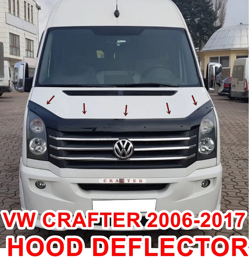 

Дефлектор капота для Volkswagen Crafter 2006 2017