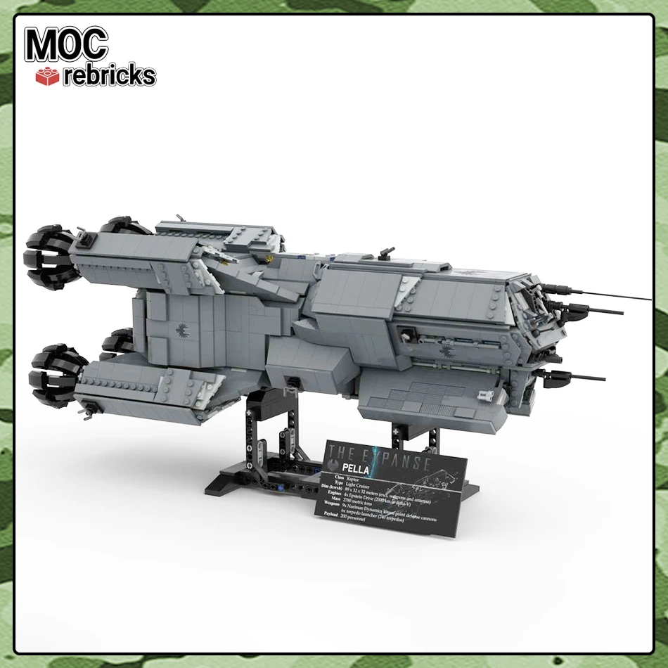 MOC Space War Movie Series Navy Raptor Class Корабль Строительный блок Большой космический военный