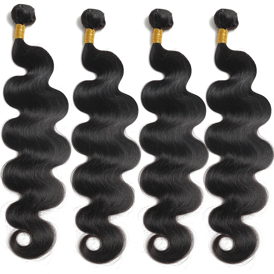 

12A Body Wave Bundles Unprocessed BodyWave Weave 1/3/4Pcs 100% Human Hair Extensions Bundles Wavy Wholesale Raw Virgin Remy Hair