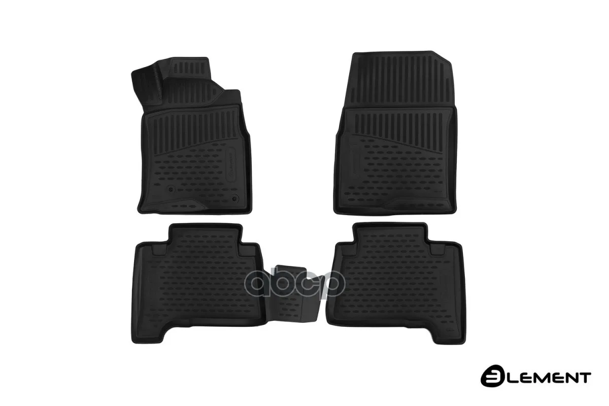 Коврики 3d В Салон Полиуретан 4 Шт. Toyota Hilux Surf 2002-2009 Внедорожник П.Р. (Полиуретан) ELEMENT