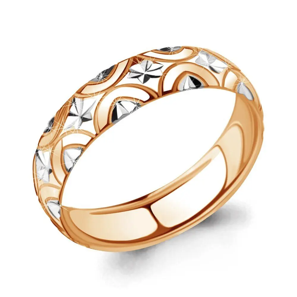 Кольцо тренд 2022 NOVOZOLOTO свадебное обручальное подлинное серебро 925 пробы Россия