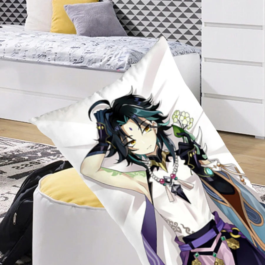 Дакимакура Аниме Genshin impact - Сяо | наволочка наволочка+подушка A0008 купить по