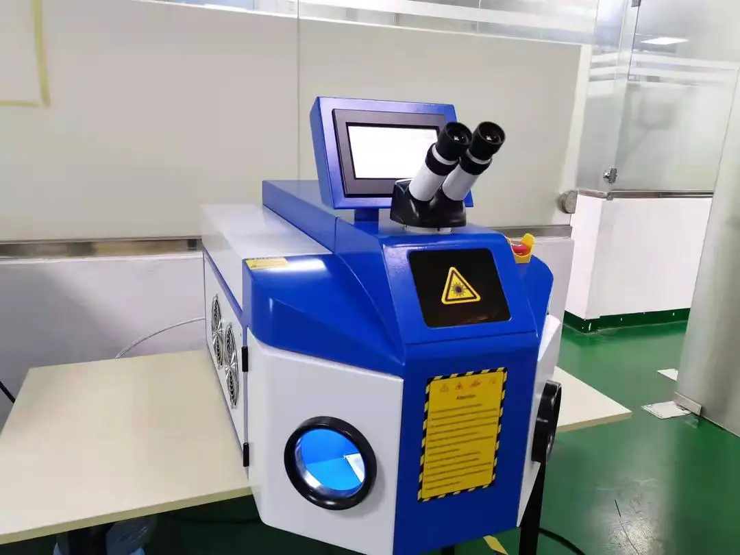 

200W 150J Jewelry YAG laser Repairing Spot Jewelry laser welder Welding Machine with Water Chiller