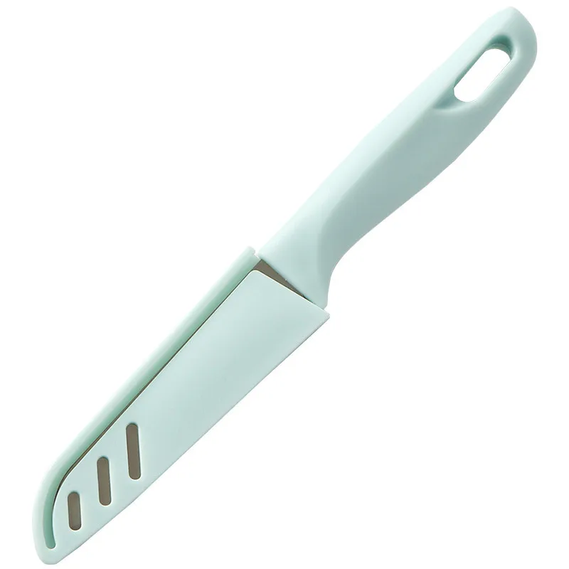 

Faca Afiada Lâmina Aço Inox Com Capa Protetora Para Pesca /Viagem /Camping 20.5cm