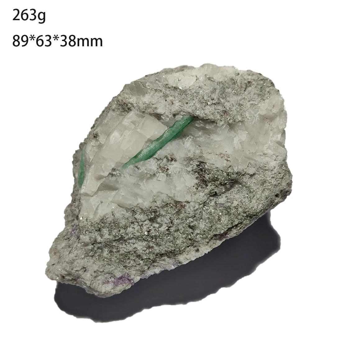

C5-9A TOP 100% Natural Quartz Emerald Mineral Crystal Specimen From Malipo Wenshan Yunnan Province China