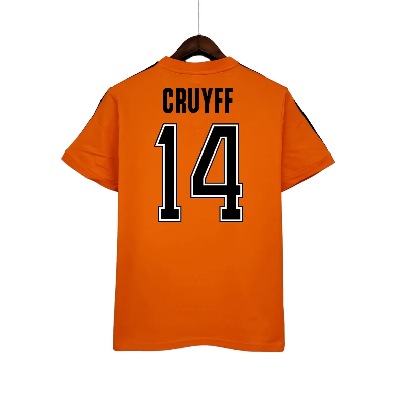 

Ретро 1974 Cruyff Neeskens винтажная Рубашка классическая Джерси