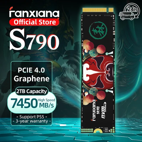 Fanxiang S500Pro/S690/S790 M.2 SSD 256 ГБ 512 ГБ 1 ТБ 2 ТБ 4 ТБ PCIe M.2 NVMe Внутренний твердотельный накопитель для настольного ноутбука