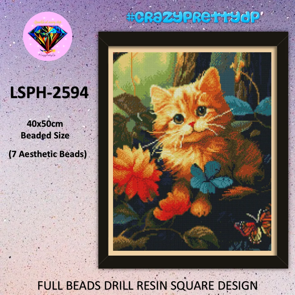 Сумасшедший надодп LSPH 2594 алмазная живопись КВАДРАТНАЯ смола мягкий ворс