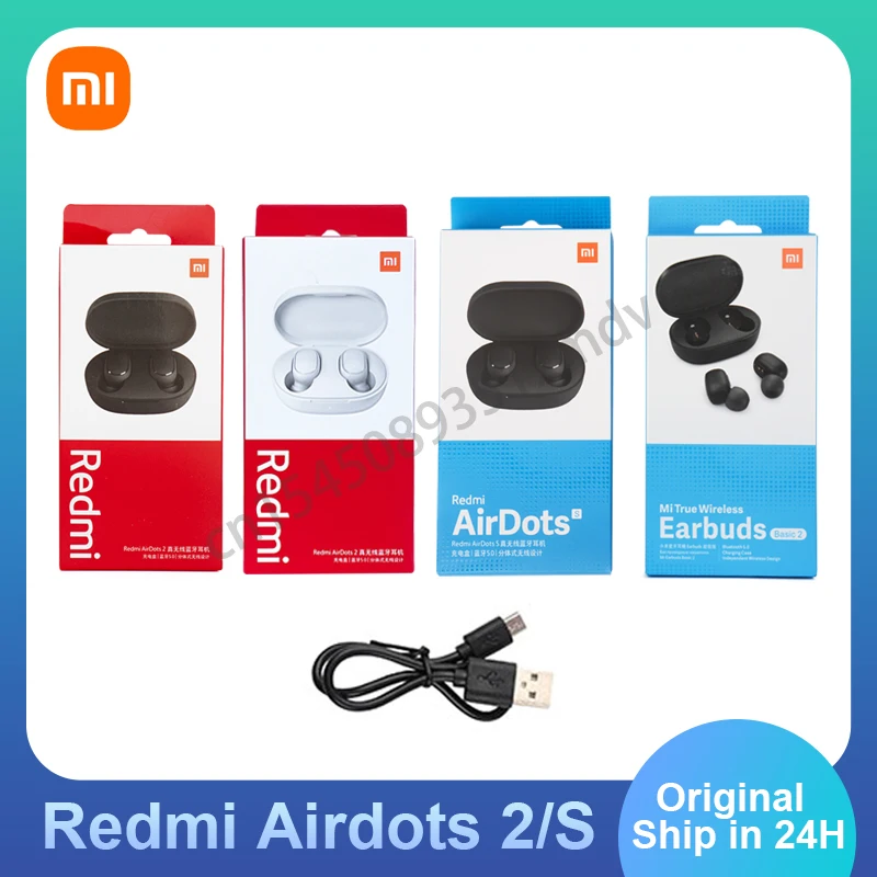 Xiaomi Redmi Airdots 2 Airdots S Earbuds True Wireless Earphone Bluetooth 5.0 Noise Reductio Headset With Mic Tws