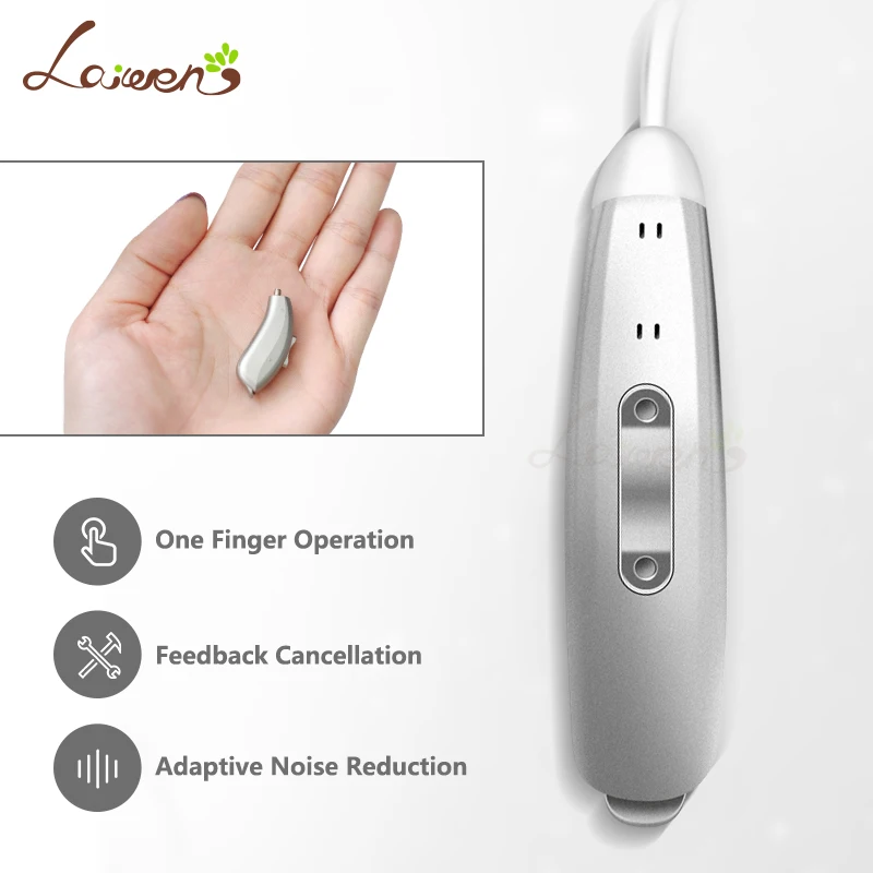 

Digital Hearing Aids Adjustable Wireless Sound Amplifier Mini High Power Hearing Aid For Elderly To Severe Hear Loss Aids Deaf