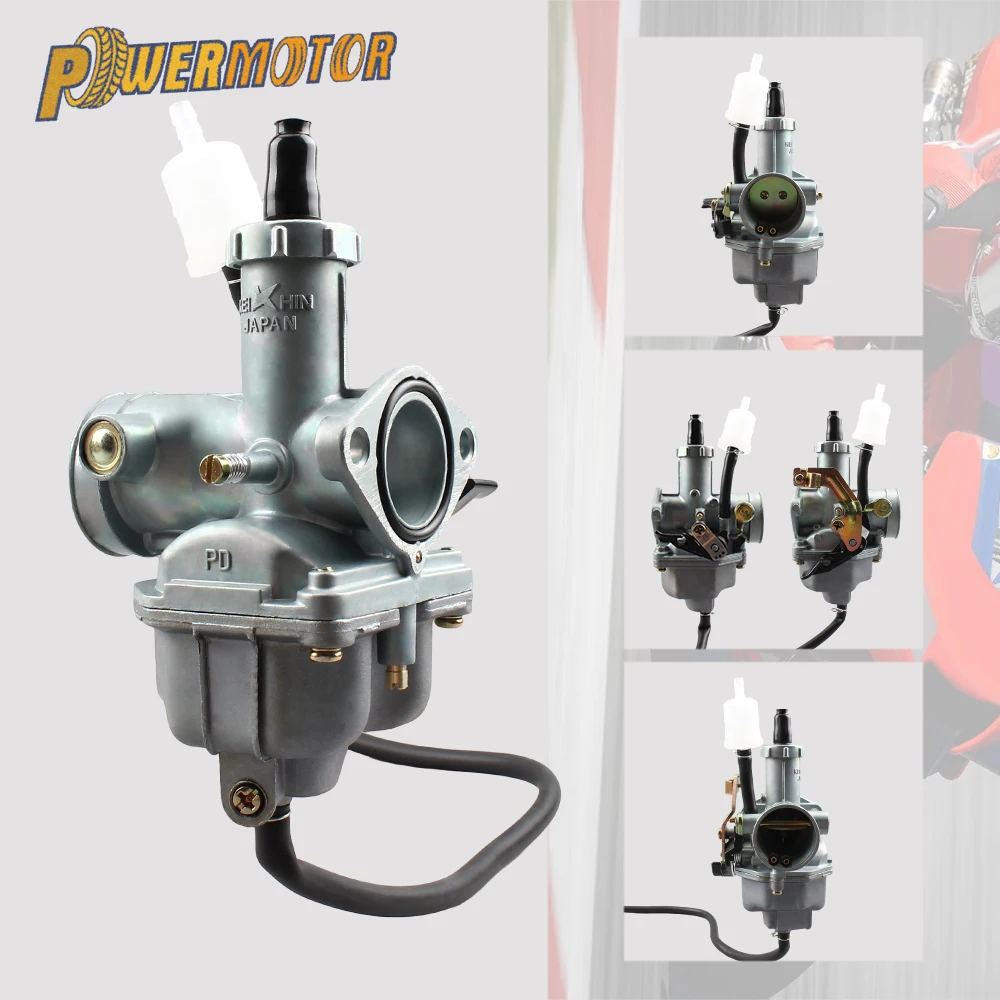 

Мотоциклетный карбюратор для Keihin PZ26 26 мм универсальный двигатель 2T 4T Байк Carburetorr Power Jet 50-150cc топливный фильтр эндуро
