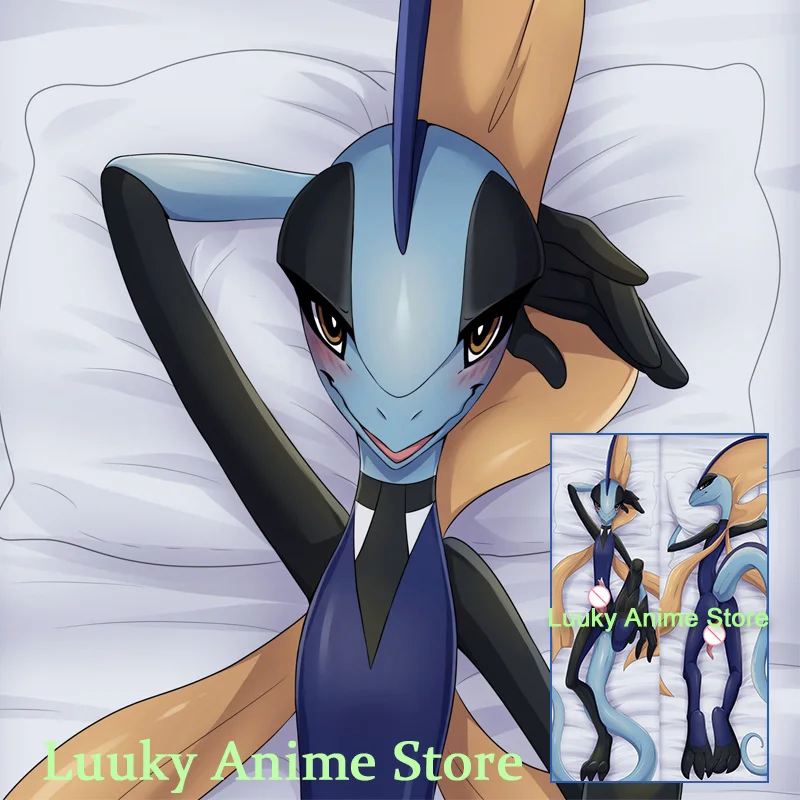 

Dakimakura Anime inteleon Furry Double Sided Print Life-size Body Pillow Cover