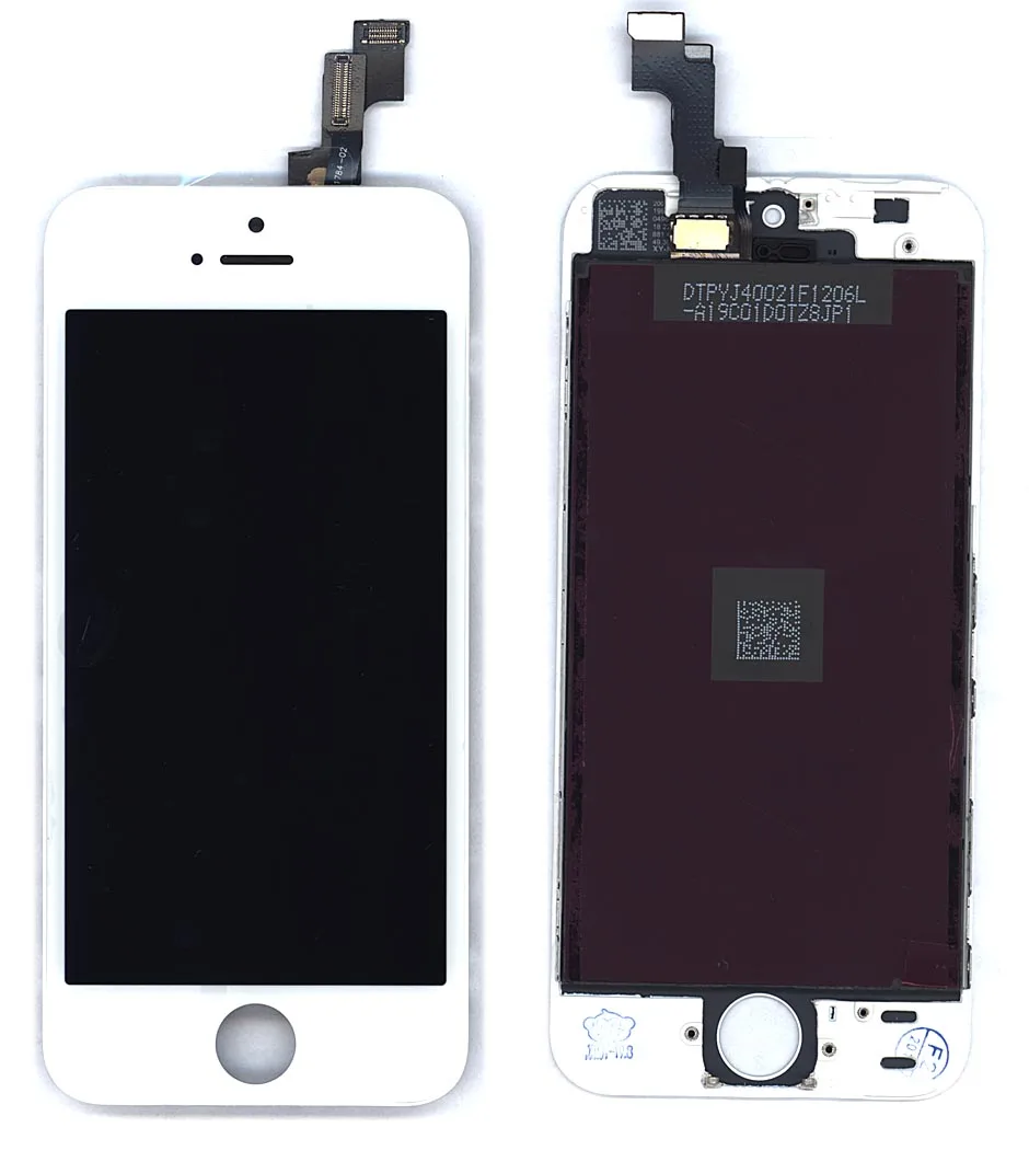 Display (screen) assembly with fingertip for iPhone 5S/SE (Tianma) White | Laptop LCD Screen