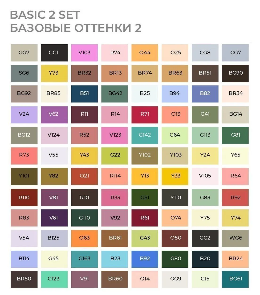 Рисунок 3 - Sketchmarker Набор маркеров на