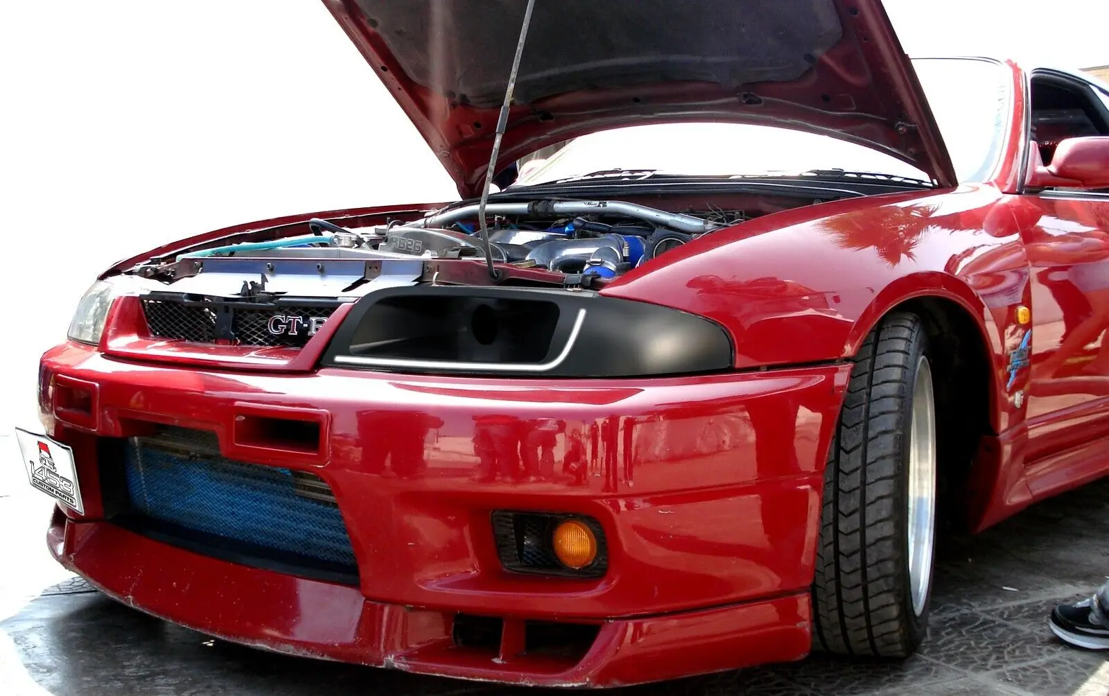 

For Nissan Skyline R34 GTR GTT FRP Trim Vented Headlight Duct Left Replacement