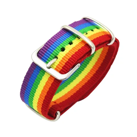 Модный Радужный кожаный плетеный браслет для лесбиянок геев бисексуалов Регулируемый ЛГБТ браслет с подвесками ювелирные изделия в подарок