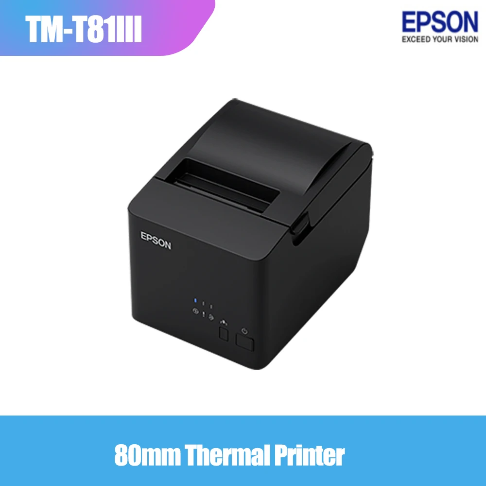 80 мм термопринтер Epson TM-T81III Desktop POS TM-T100W для кухни супермаркета M532A
