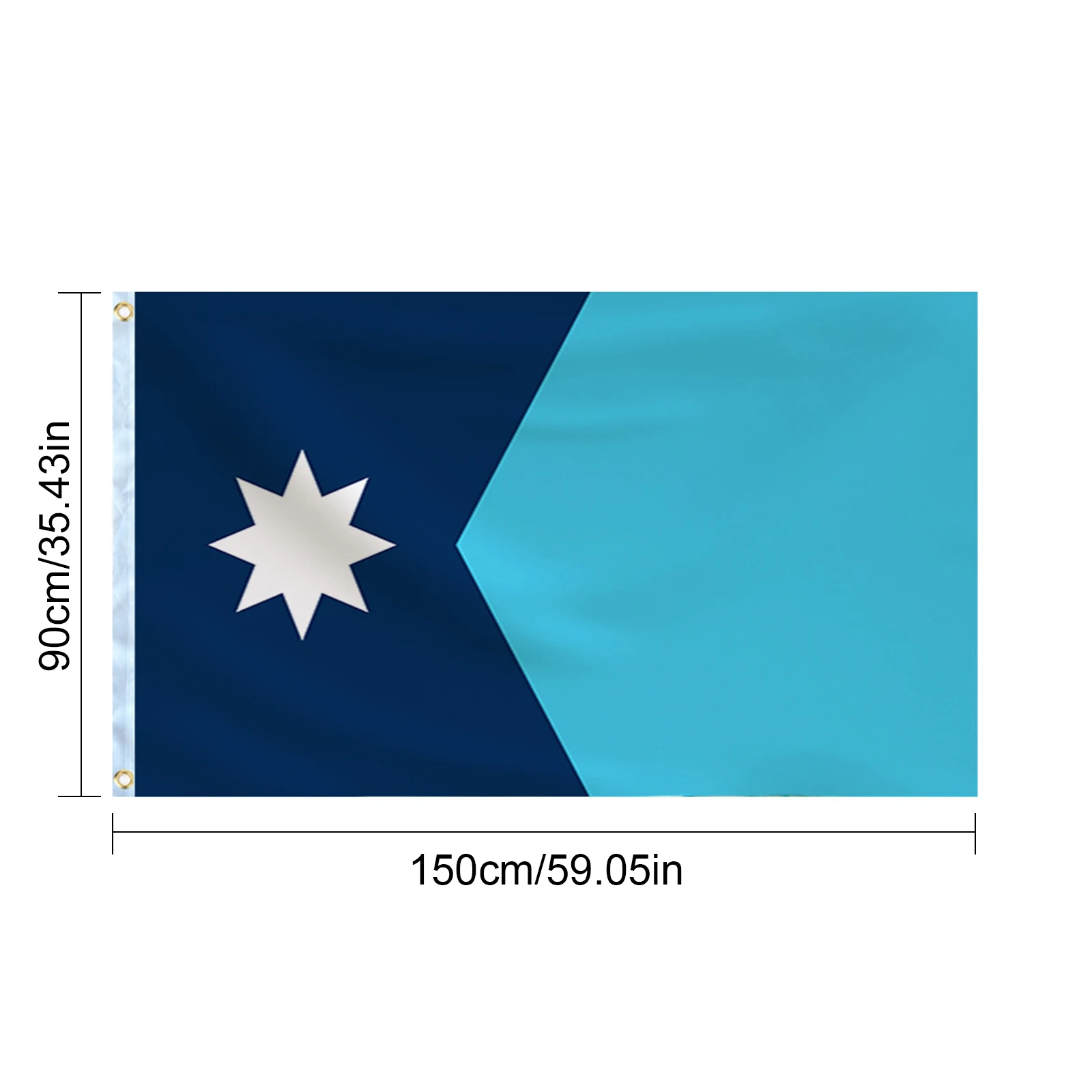 Новый флаг штата Миннесота Anley Fly Breeze 90*150 см - Дакроновый