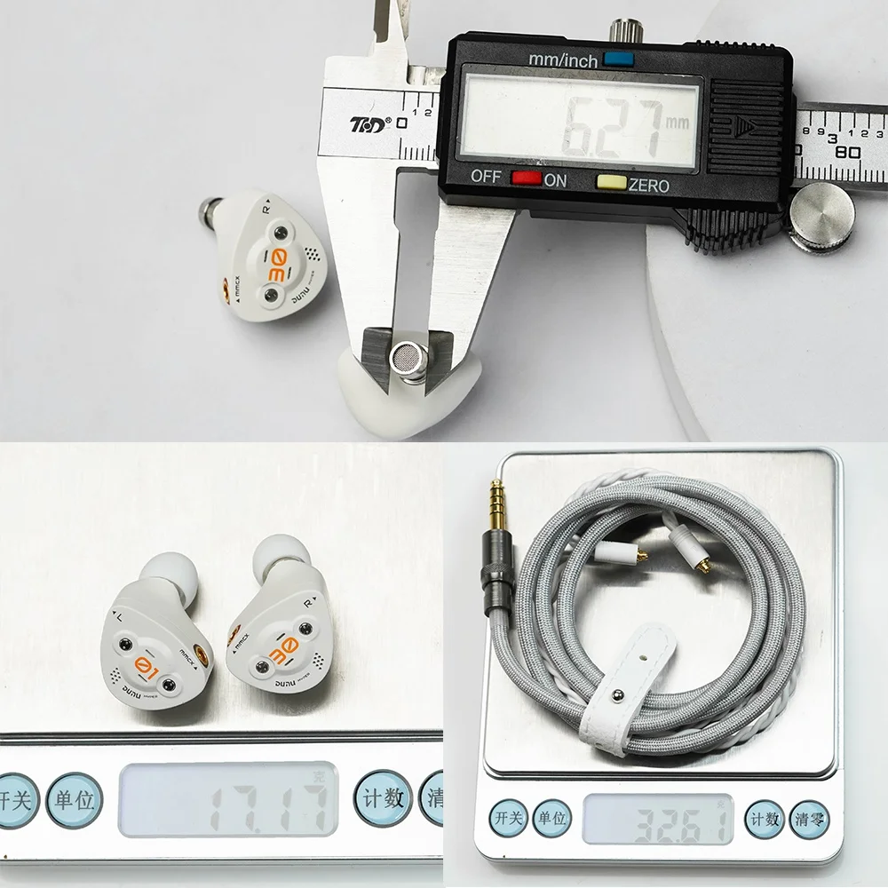 DUNU DK3001BD 1DD+4BA+4Micro Planar Drivers Наушники-вкладыши-мониторы Hi-Fi Проводные гибридные