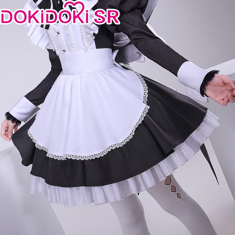 В наличии косплей-игра Venti Doujin Genshin Impact косплей-костюм DokiDoki-SR горничная форма