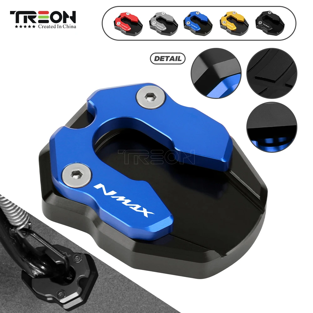 

for Yamaha Nmax 125 NMAX 155 nmax 125 155 2015 -2021 Motorcycle Accessories CNC Side Stand Enlarger Enlarge Pad