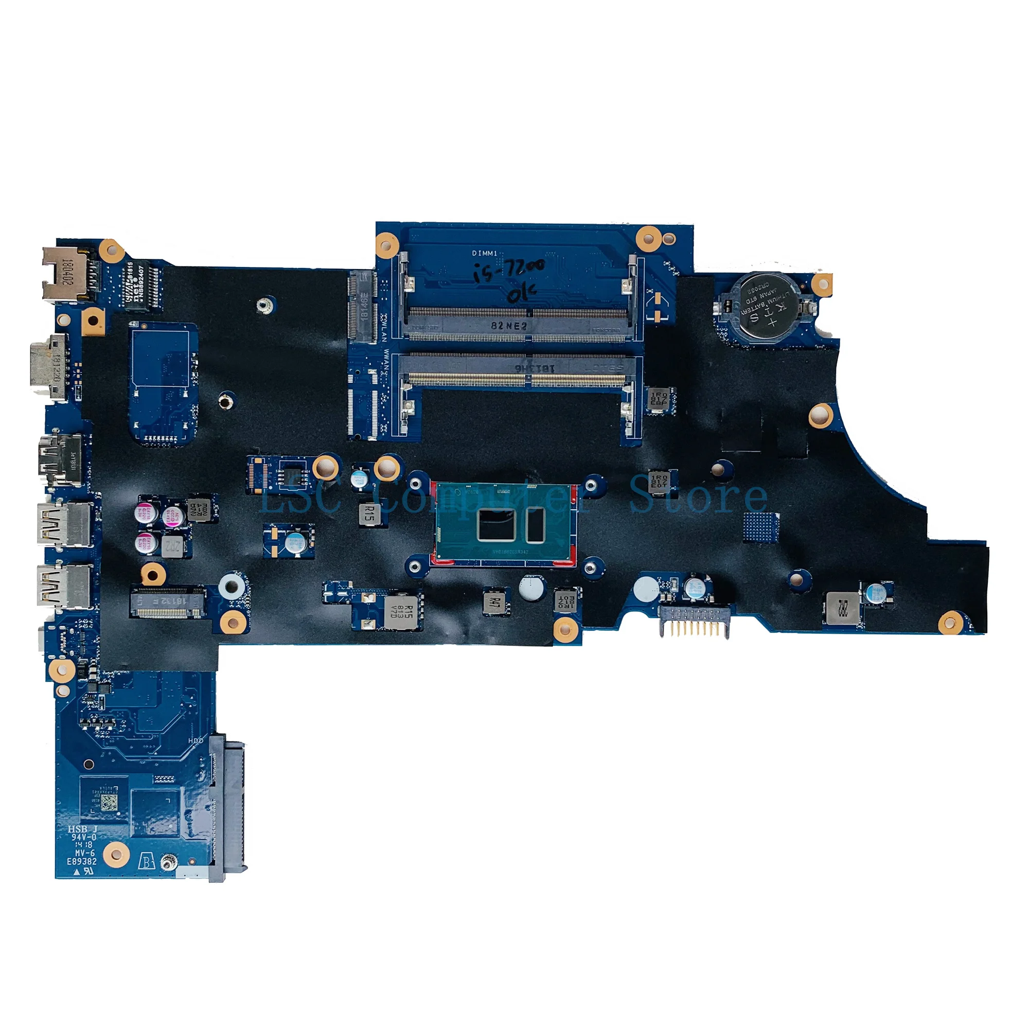Материнская плата LSC для ноутбука HP ProBook 450 G5 с процессором SR342 Core I5-7200U быстрая