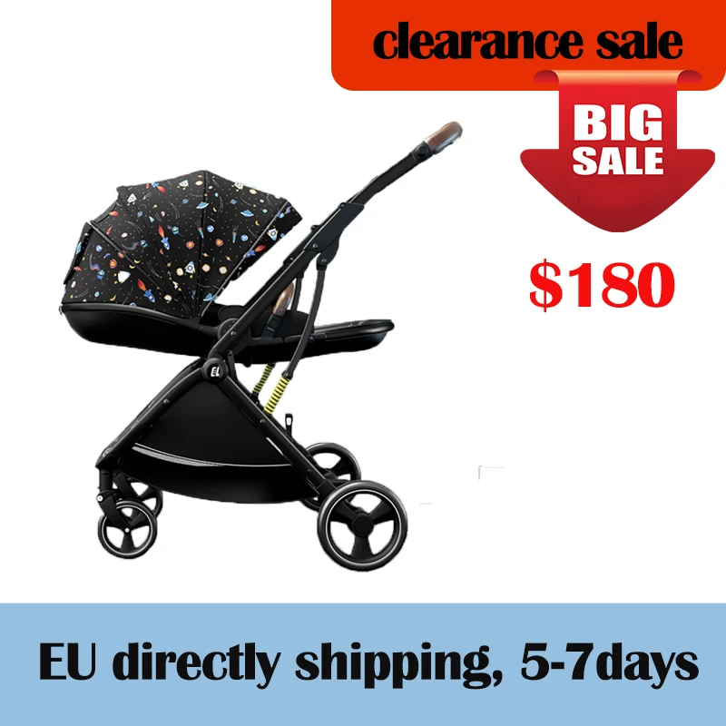 

Twin Baby Stroller Free Shipping Pram Accessories 2in1 Light baby walk High-Land Scape Pram Portable Carriage on 2022