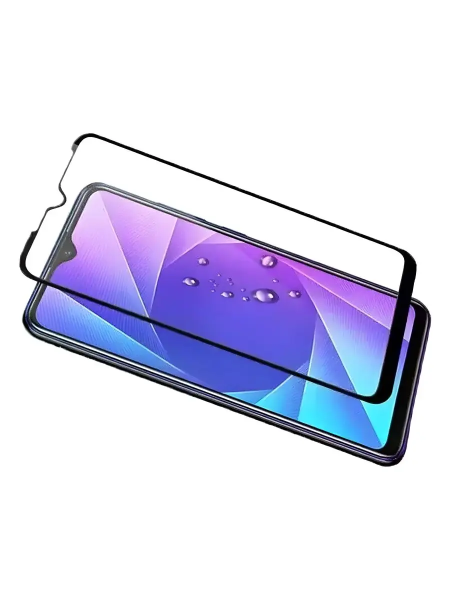 Фото Защитное стекло для Realme C30s / 9D на весь экран №4