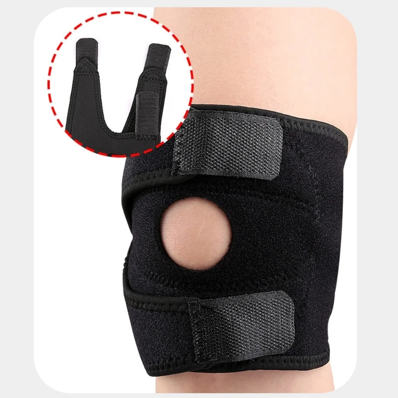 

1PC Sports Kneepad Men Women Pressurized Elastic Knee Pads Arthritis Joints Protector Fitness Gear Volleyball Brace Protector