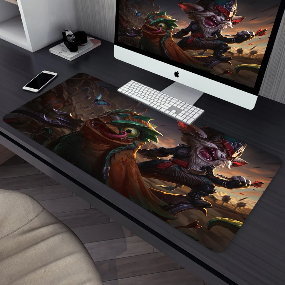 

Большой игровой коврик для мыши League of Legends Kled, компьютерный коврик для мыши, компьютерный игровой коврик для ноутбука, Офисный Компьютерный коврик для клавиатуры