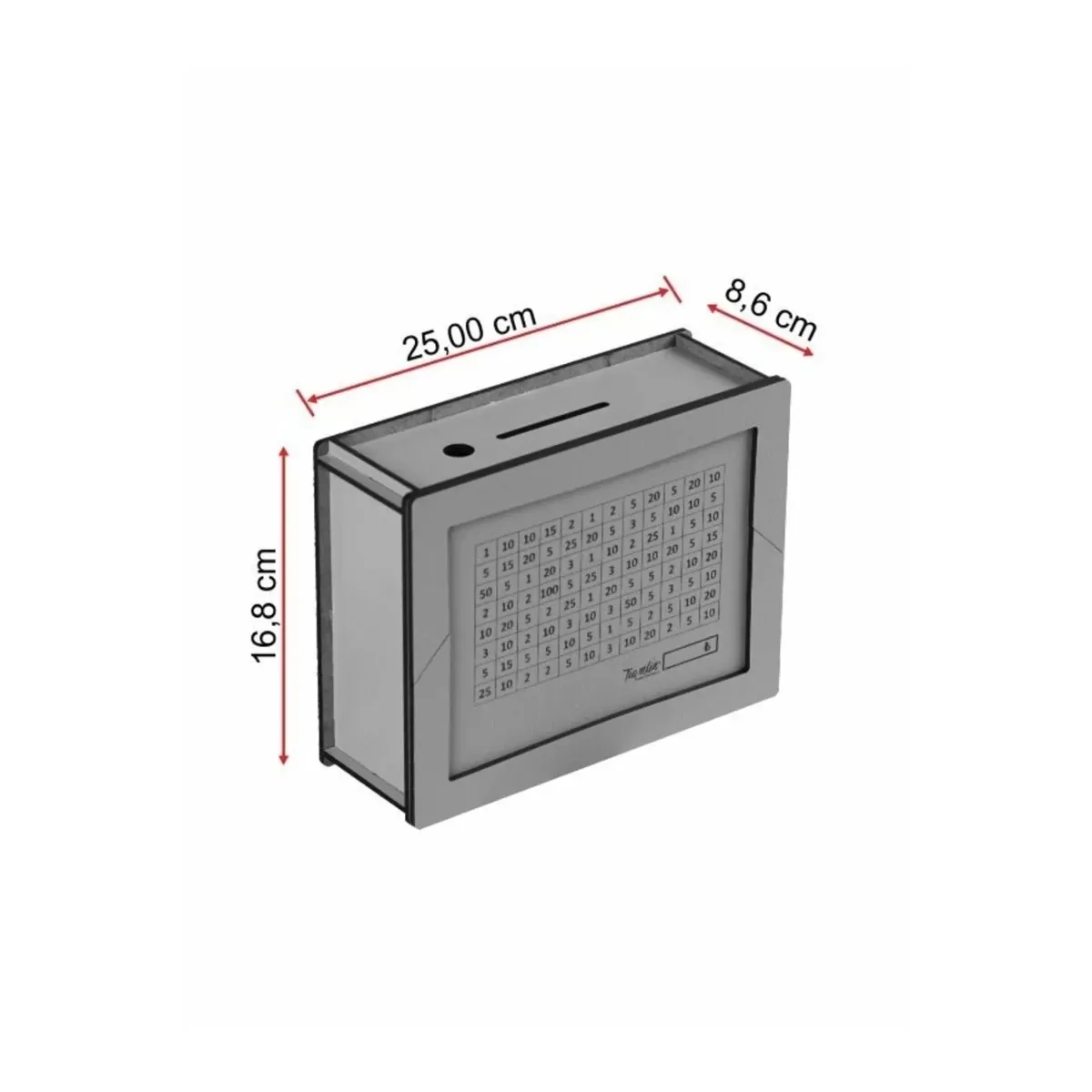 Копилка Parabox 10 000 коробка для экономии денег подарочная продукция дизайнерские