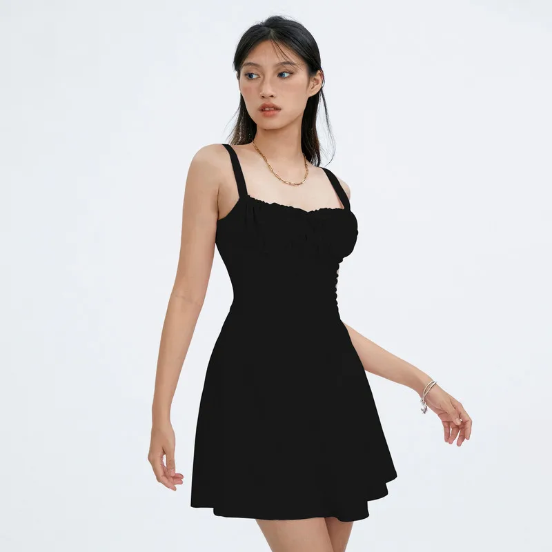 Женское сексуальное однотонное короткое платье WPNAKS вечерняя женская летняя