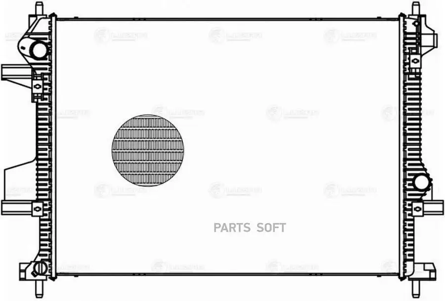 LUZAR LRC3040 LRC 3040_радиатор системы охлаждения! Chery Tiggo 4/8/7 Pro/8 Pro/Omoda C5/Exeed LX