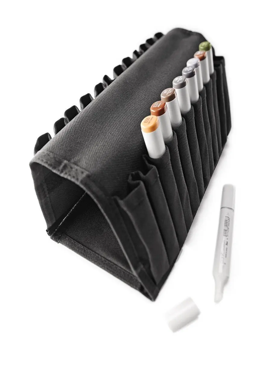 Set of markers on alcohol base Copic sketch camouflage colors 8 blender |