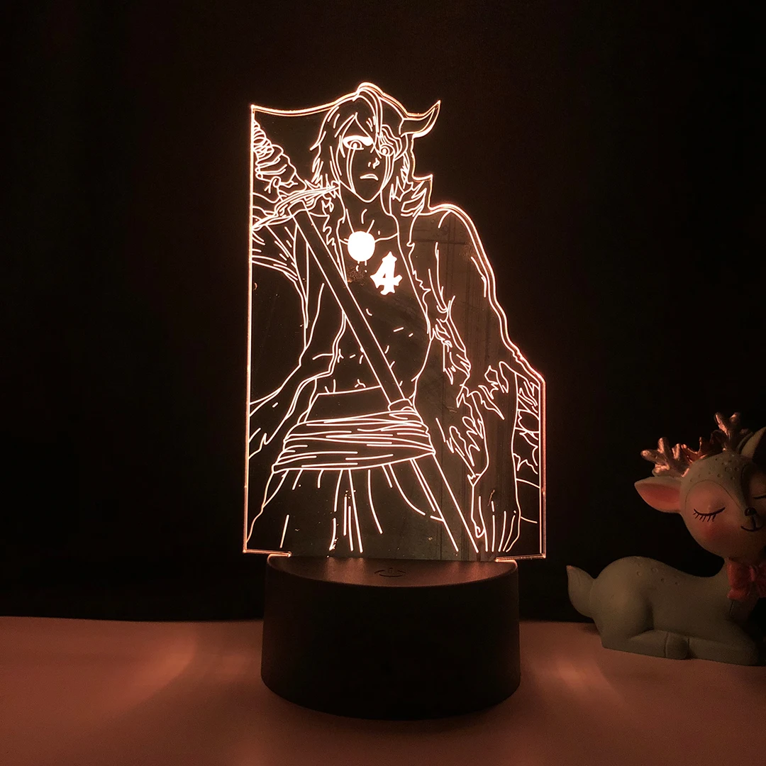 

Аниме 3d лампа отбеливатель Ulquiorra Cifer для спальни Декор ночник крутой подарок на день рождения акриловый светодиодный ночник