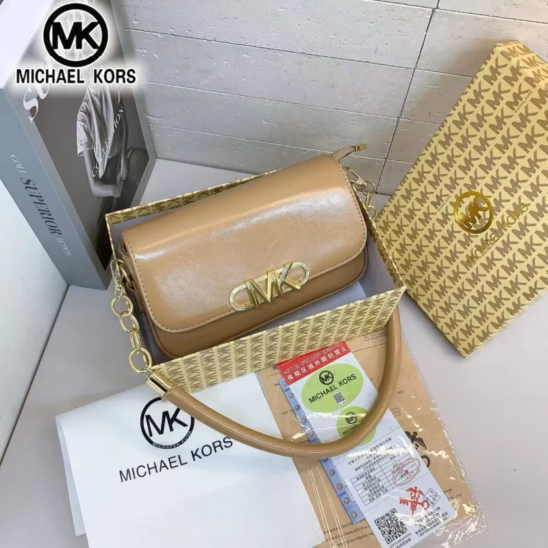 Фото Женская повседневная и модная сумка-кроссбоди MICHAEL KORS, сумка через плечо, из гладкого материала PU, дорожная сумка. №4