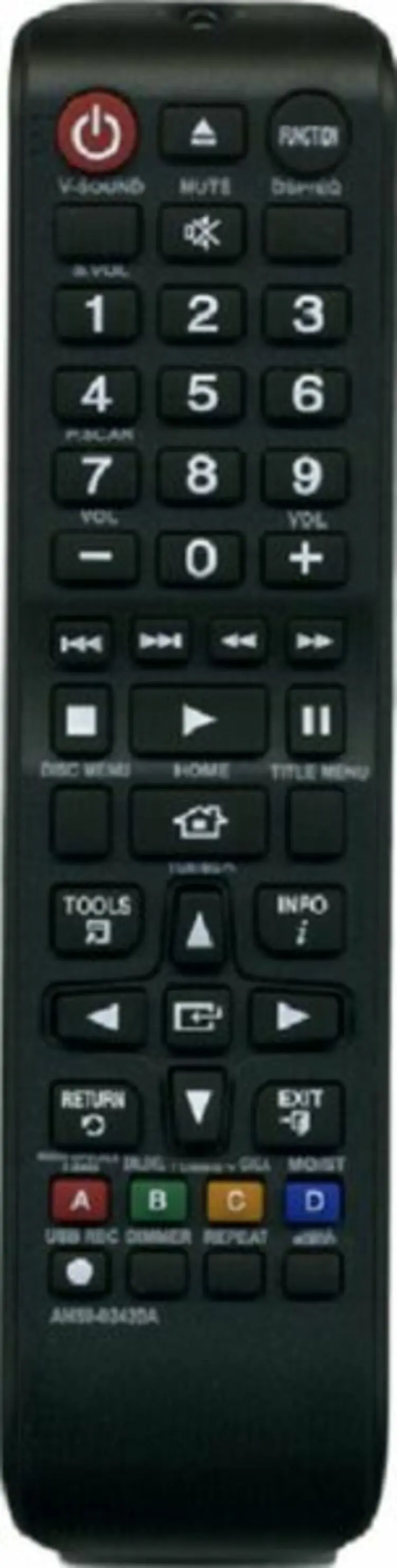 Remote Huayu ah59-02420a BD player for Samsung | Control