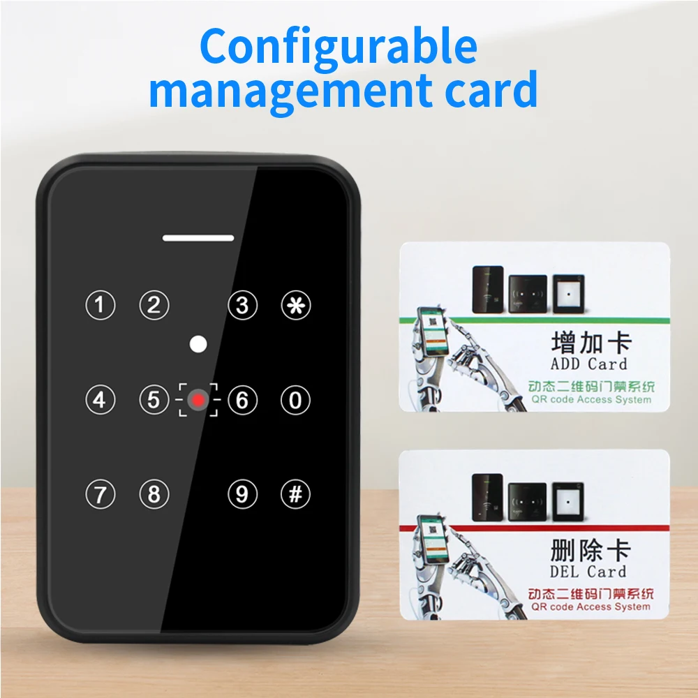 Считыватель qr-кодов NFC 13 56 МГц Карт Rfid RS485 TTL Wiegand выход 20000 пользователя